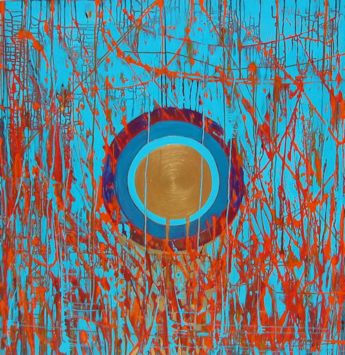orange rain on the